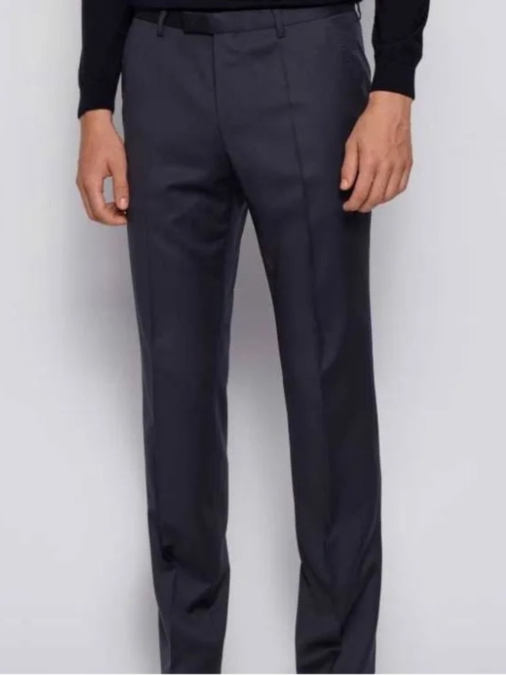 BOSS Hugo Boss Jam75 Sharp3 Wool Dress Pants 34x30 Men’s Gray